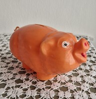 Retro műanyag malac persely- trafikárú