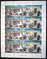 K4320-2 / 1996 Feszty-Körkép : A Magyarok bejövetele III. postatiszta teljes ív