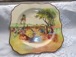 Angol Antik Royal Doulton porcelánfajansz tányér