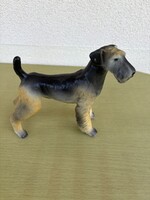 Hollóházi foxi, kézzel festett. 17cm magas, 20cm hosszu. Sérülés mentes.