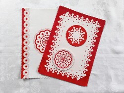 Retro, papír tányér és pohár alátét