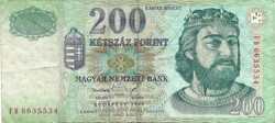 200 forint 1998 "FD"