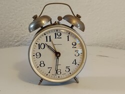 AKCIÓS vintage Szovjet dupla csengős ébresztőóra – lantás számlappal, MADE IN USSR!