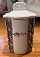 Faience Zsolnay Spice Jar