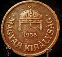 Magyarország 2 fillér, 1938 A06A6