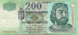 200 forint 2002 "FA"