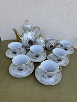 Sonesta Lüszteres mázas porcelán kávés készlet.