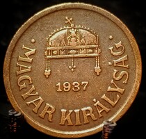 Magyarország 2 fillér, 1937 A06A3