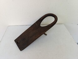 Antik csizmalehúzó fa csizma lehúzó patkó díszítés 882 2193