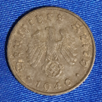 Német Harmadik Birodalom 1940. A. 5 reichspfennig horogkereszttel (2336)
