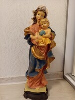 Szűz Mária, ölében a kis Jézussal– 46 cm magas szobor