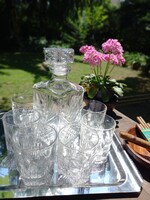 Selecta márkás kristály whisky szett