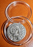 I.Nagy Lajos ezüst dénár (1342–1382) – szerecsenfejes típus