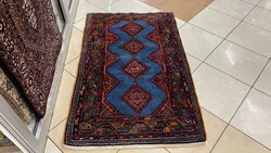 3905 Iráni Hamadan kézi csomó gyapjú perzsa szőnyeg 87X143CM ingyen futár