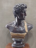 Nagy méretű bronz szobor, Michelangelo:  Dávid Mellszobor