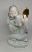 Herendi porcelán tükrös akt!
