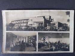 Régi képeslap Pécs – Kikelet SZOT üdülő, 1962 "Éljen Sztálin"