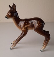 Vintage Metzler & Ortloff porcelán őzike szobor