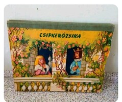 1966 os kiadású Csipkerózsika térbeli mesekonyv