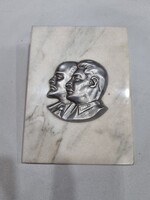 Sztálin és Lenin plakett