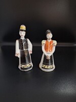 Hollóházi porcelán matyó pár