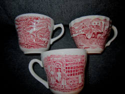 3 db pink angol  csésze jelenetes