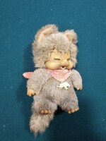 Ritka 1979-es Nyamy "Kitty" Figura Kendővel - Egyedi Színű!