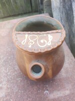 Régi évszámos cserép edény