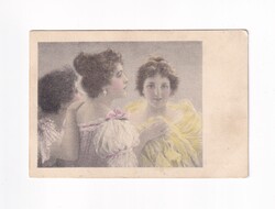 ZSH:186 Zsáner-hölgyek képeslap "Postatiszta"