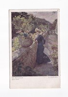 ZSH:190 Zsáner-hölgyek képeslap "Postatiszta"
