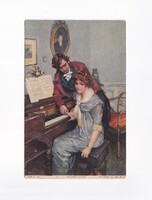 ZSH:188 Zsáner-hölgyek képeslap "Postatiszta"