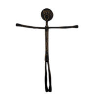 Percz János: Kiáltó figura - vörösréz figura - M1653
