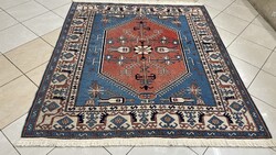 3961 Álomszép Török Milás kézi gyapjú perzsa szőnyeg 183X203CM INGYEN FUTÁR