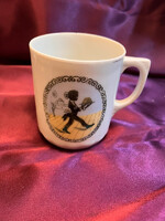 Art Deco Porcelán Bögre – H&C Chodau