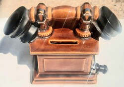 Goebel Germany kurblis telefont formázó kerámia persely
