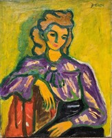 Bertalan Albert: Francia lány Párizs
