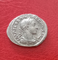 Római dénár/ Imperial Severus Alexander. Rome. AD 231-235. Silver Denarius (19-20 mm). IMP ALEXANDER