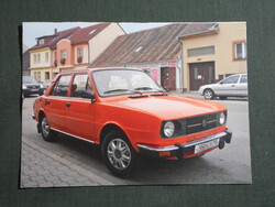 Képeslap,Csehszlovákia,Skoda 120 L autó,2013-