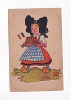 GYK:238 Gyerekek képeslap "Postatiszta"