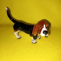 "Édes Beagle kutya ".sorszámos, Goebel porcelán figura, szobor.