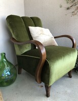 Art deco fotel, felújított.