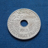 Tunézia 1919  25 Centimes