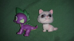Minőségi Littlest Pet Shop figurák cica és kölyök dínó egyben a kettő a képek szerint