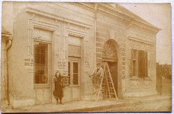 Zalaegerszeg- Csácsi utcai üzlet felújítása -   régi jó fotó  képeslap  1913