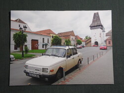 Képeslap,Erdély,Medgyes,Wartburg 353W autó,2013-