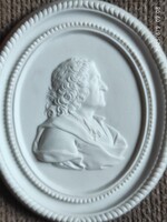 Meisseni porcelán jubileumi plakett