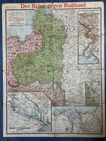 Első világháborús, német nyelvű térképek, 1916.