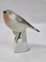 Régi Aquincumi porcelán madár gyönyörű kézi festéssel hibátlan állapotban 7,5 cm. magas