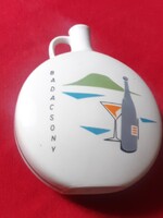 Drasche Badacsonyi emlék porcelán kulacs