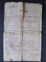 Kivonat a devecserei izraelita hitközség születési anyakönyvéből 1939